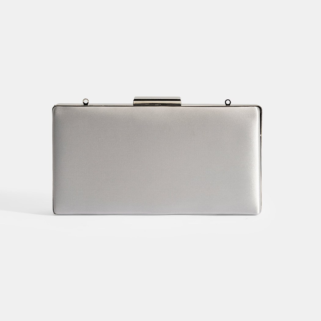 Kadın Gümüş Portföy Gece Çantası