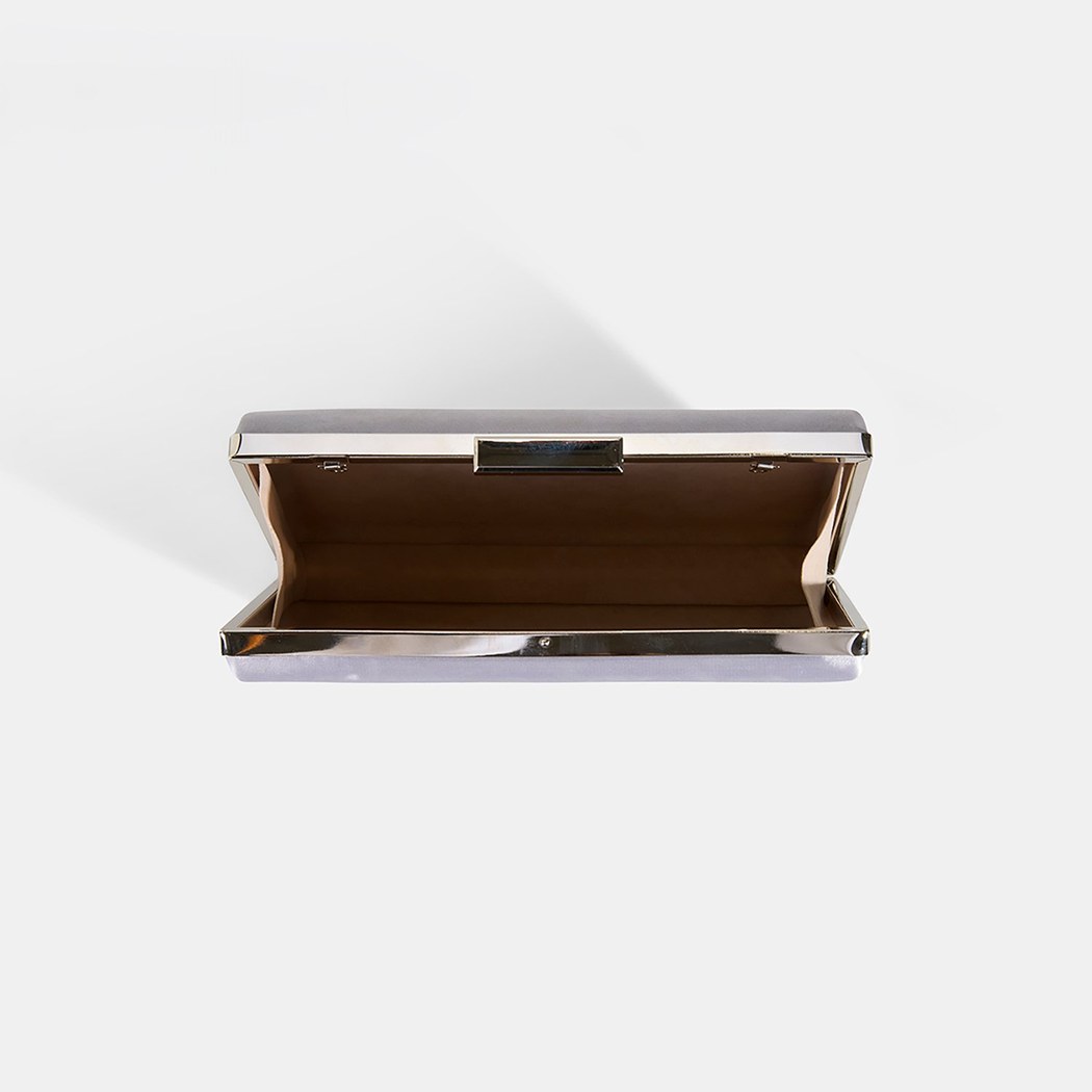 Kadın Gümüş Portföy Gece Çantası