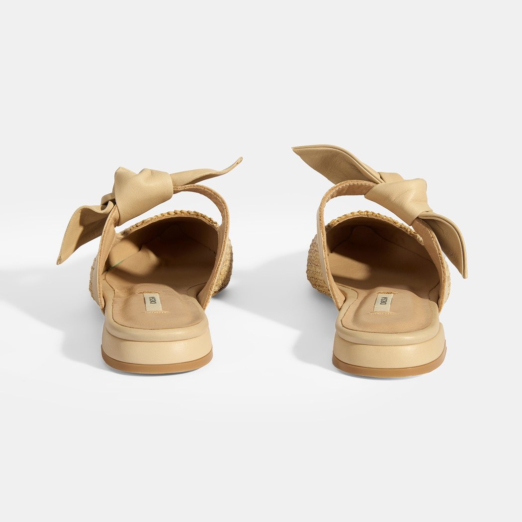 Kadın Hasır Fiyonklu Terlik