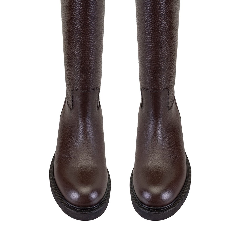 Kadın Kahve Deri Çizme