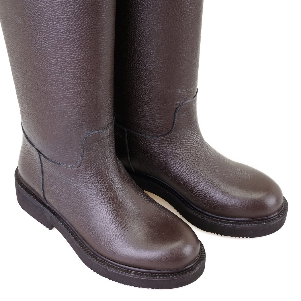 Kadın Kahve Deri Çizme