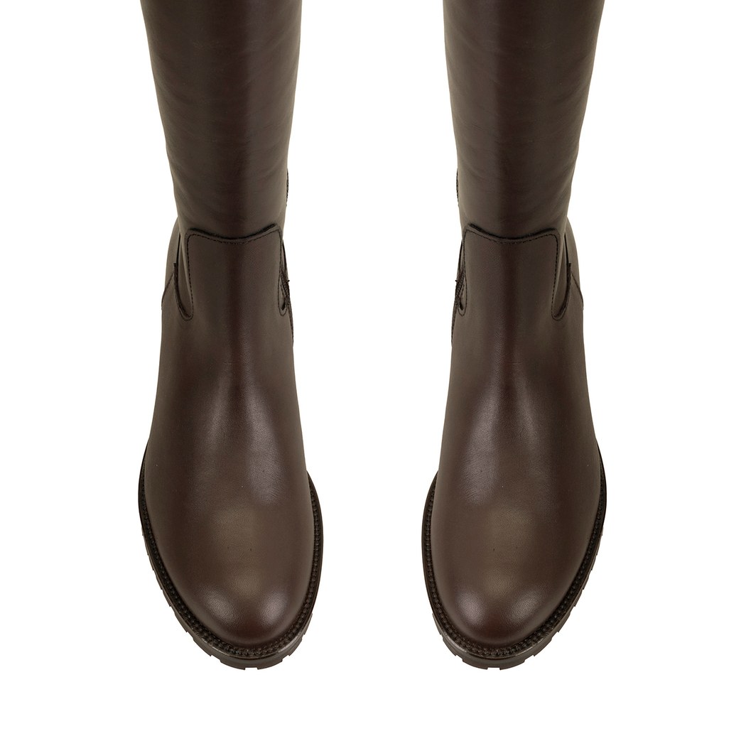 Kadın Kahve Deri Çizme