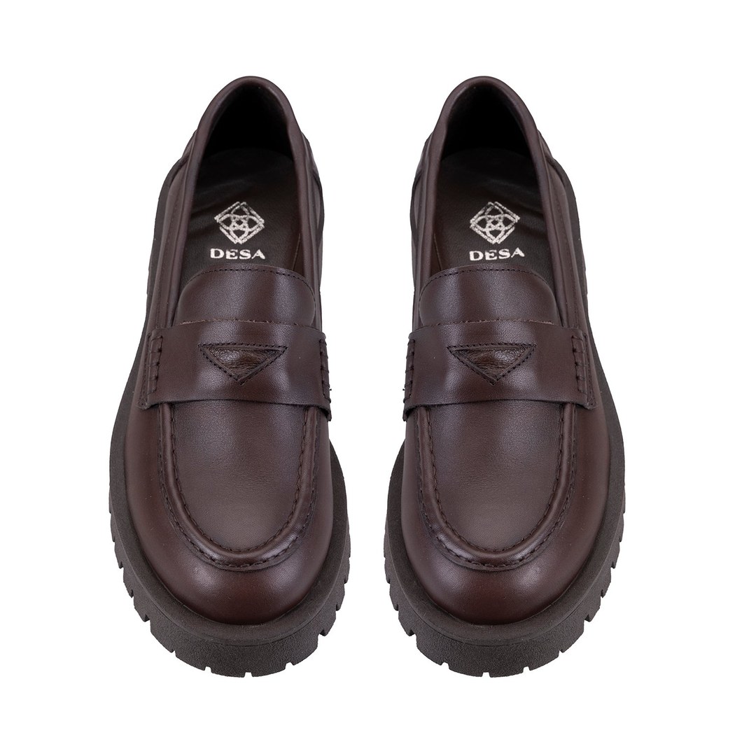 Kadın Kahve Deri Günlük Ayakkabı