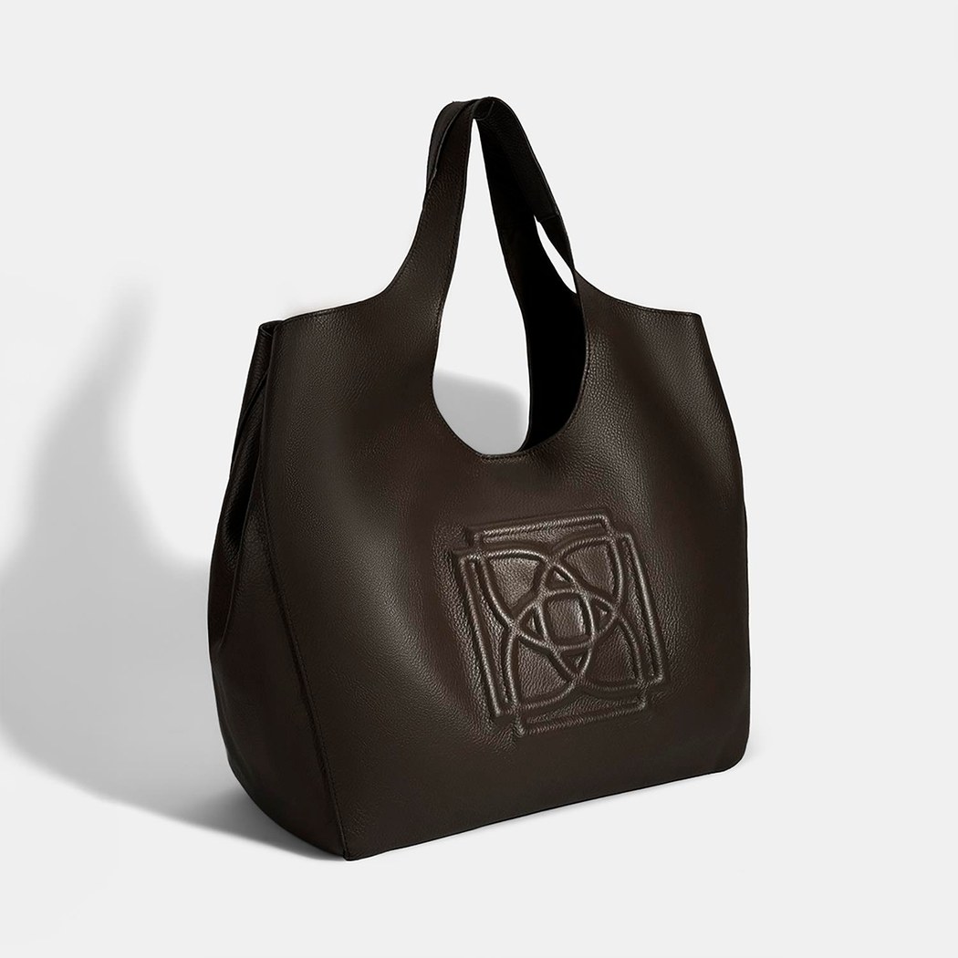 Kadın Kahve Deri Hobo Çanta