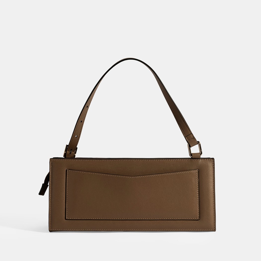 Kadın Kahve Deri Omuz Çantası