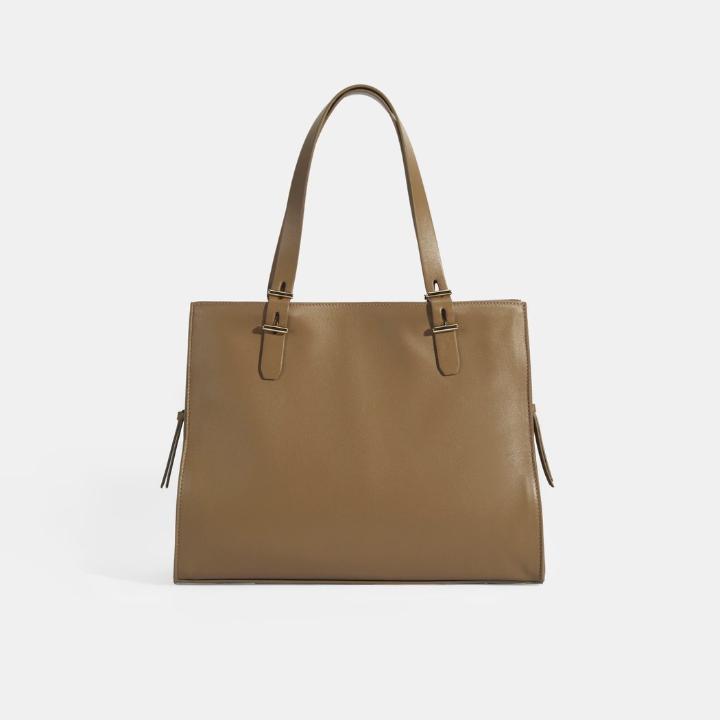 Kadın Kahve Deri Omuz Çantası