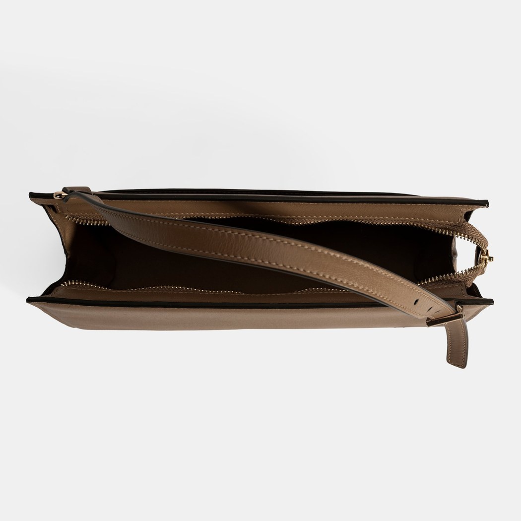 Kadın Kahve Deri Omuz Çantası