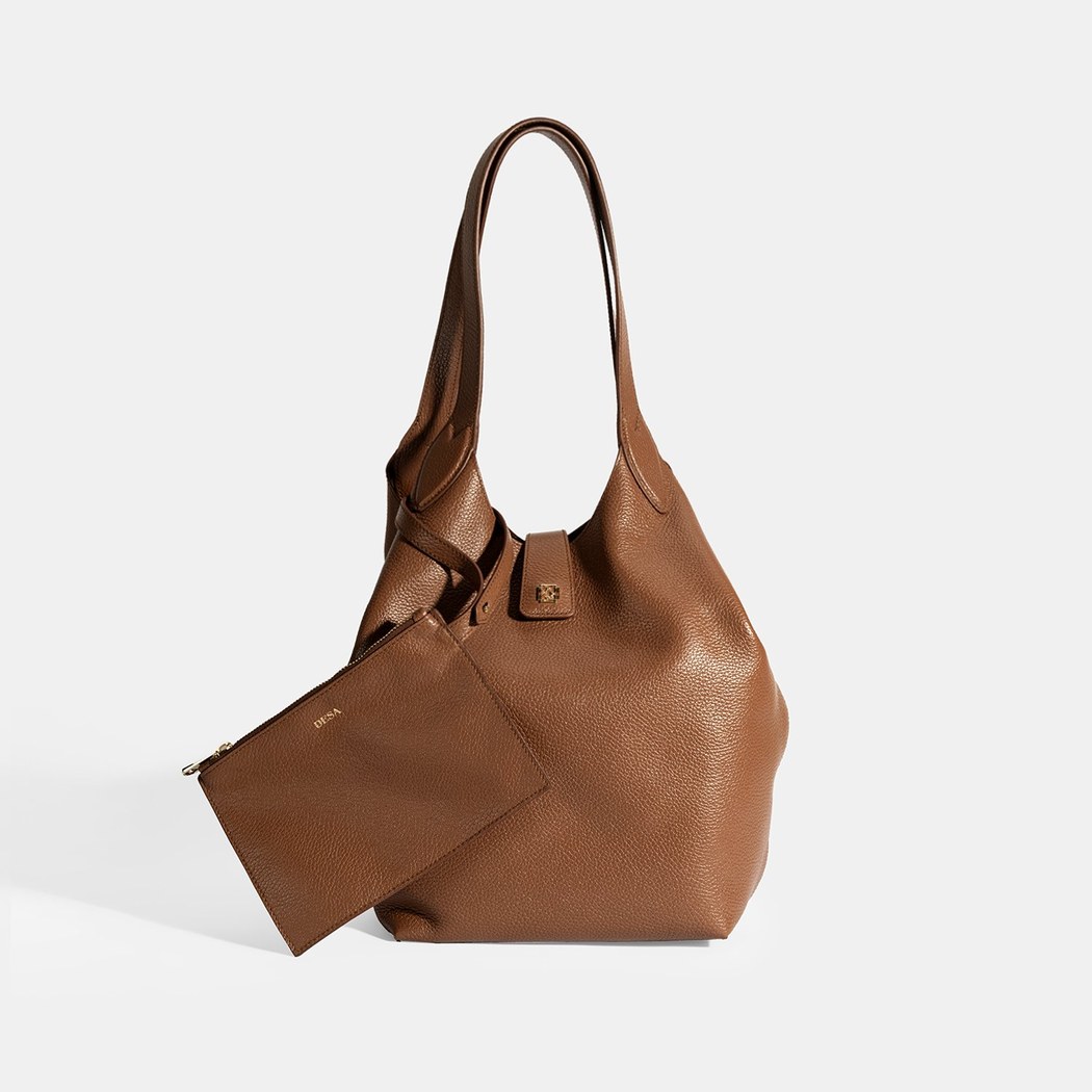 Kadın Kahve Deri Omuz Çantası