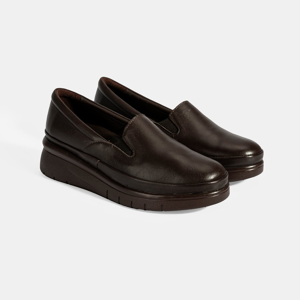 Kadın Kahve DesaComfort Deri Günlük Ayakkabı