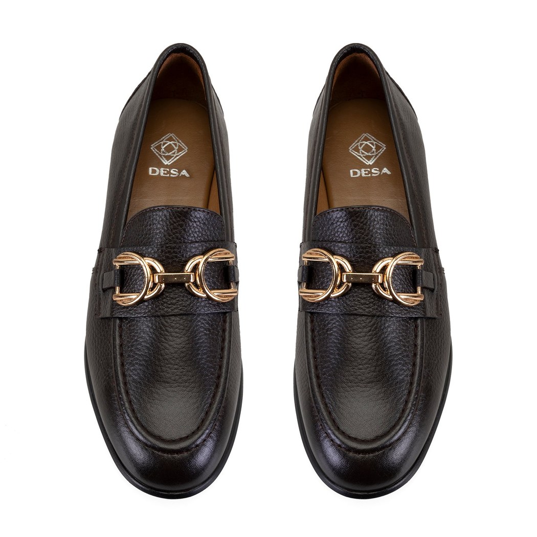 Kadın Kahve Günlük Deri Ayakkabı