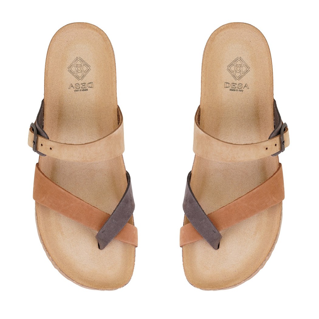 Kadın Kahve Nubuk Deri Terlik