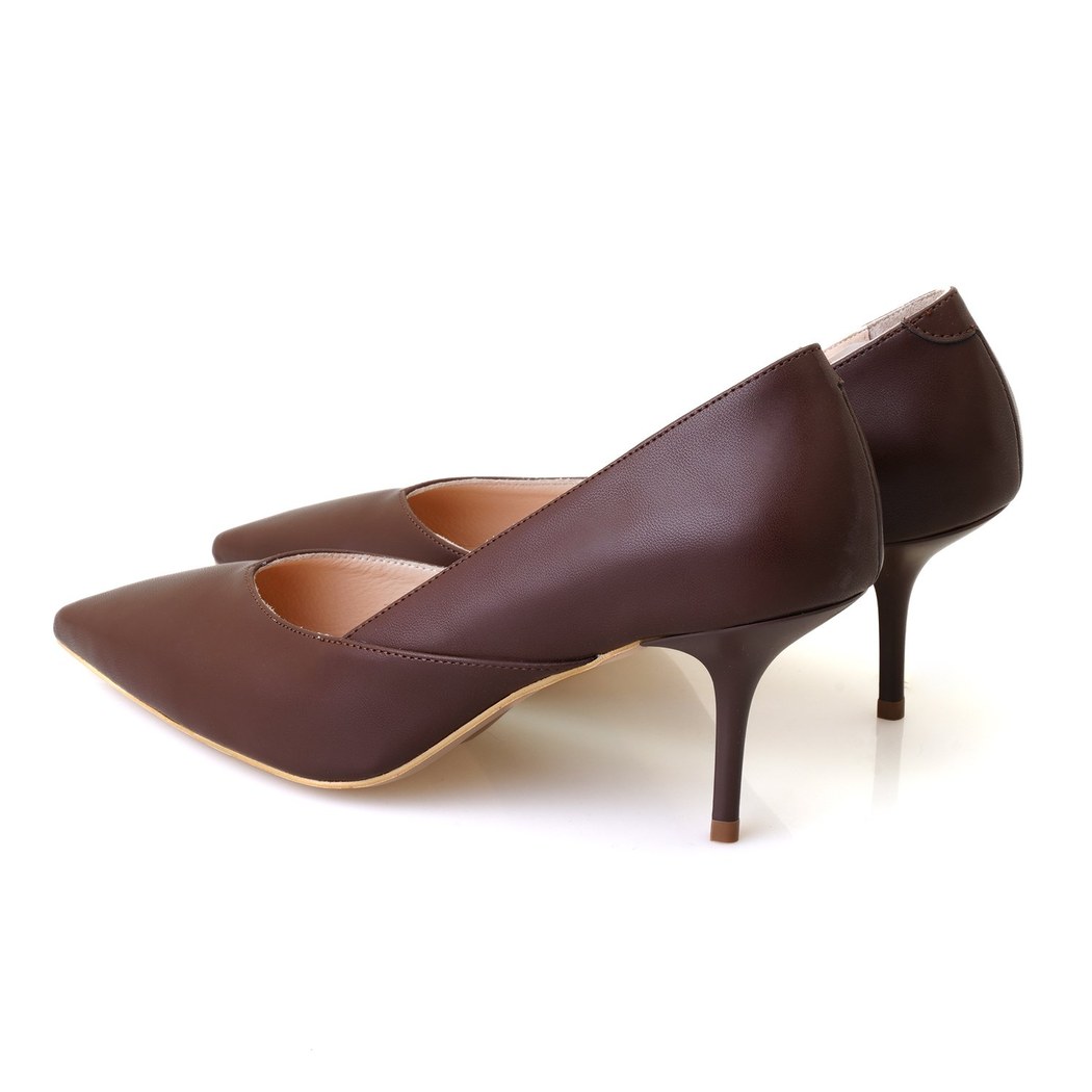 Kadın Kahve Stiletto Topuklu Ayakkabı