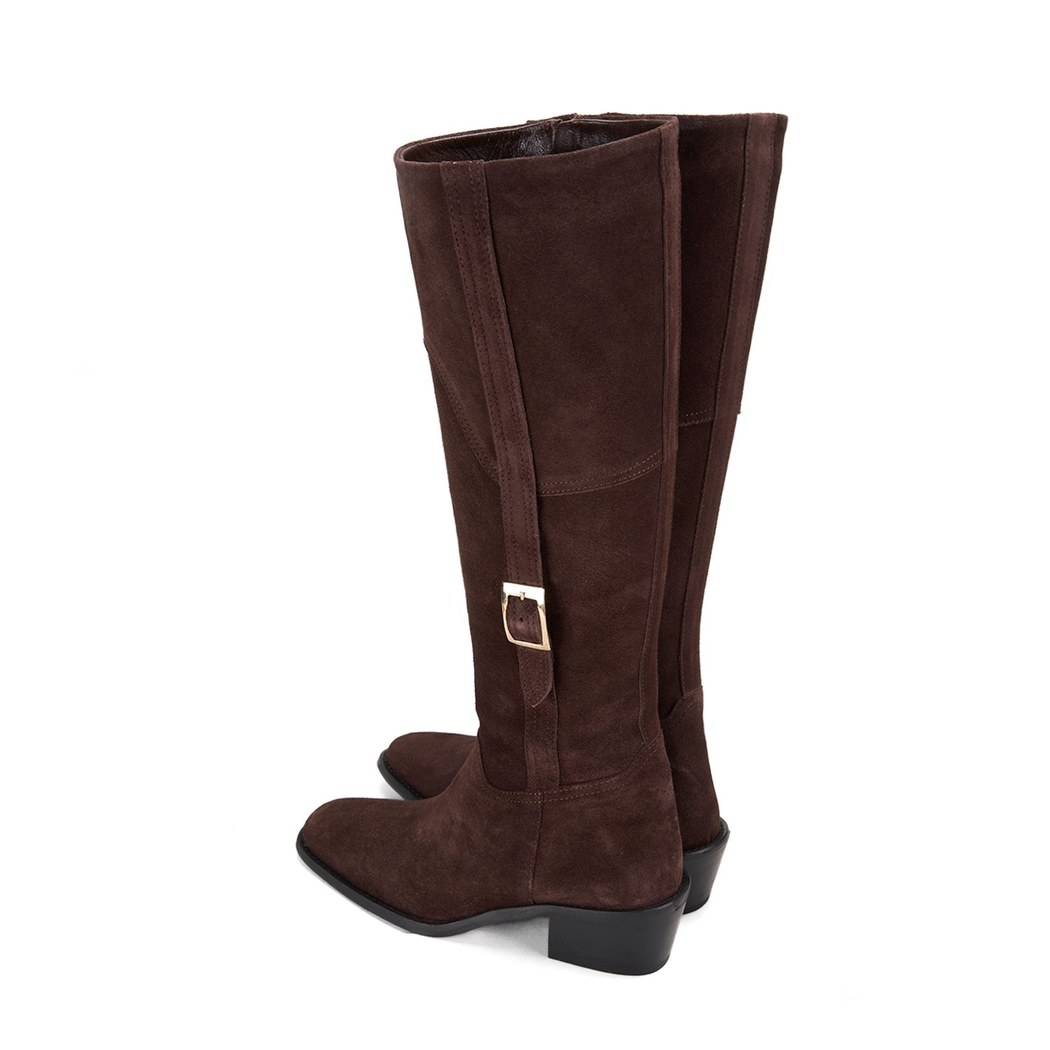 Kadın Kahve Süet Çizme