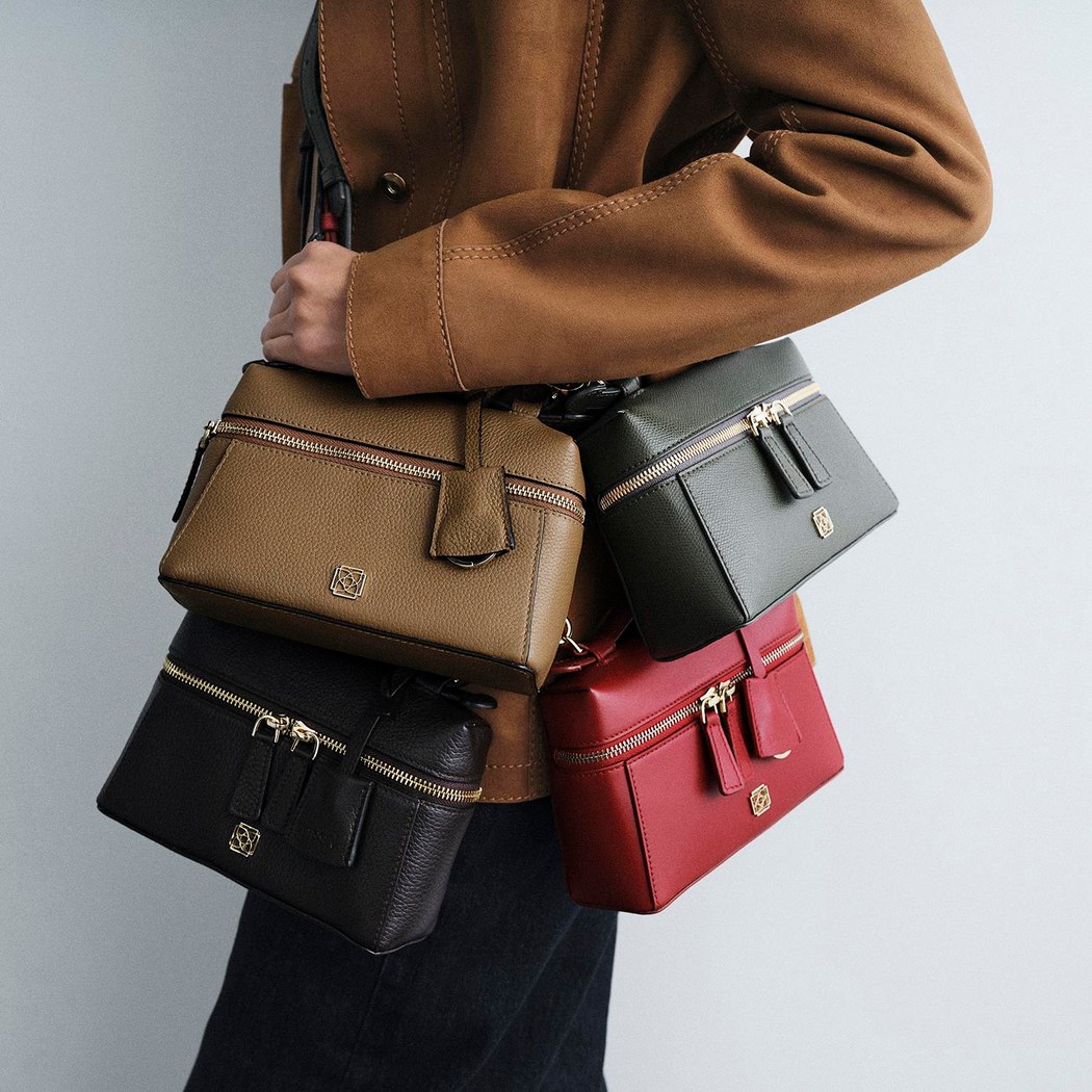 Kadın Kırmızı Omuz Askılı Deri El Çantası