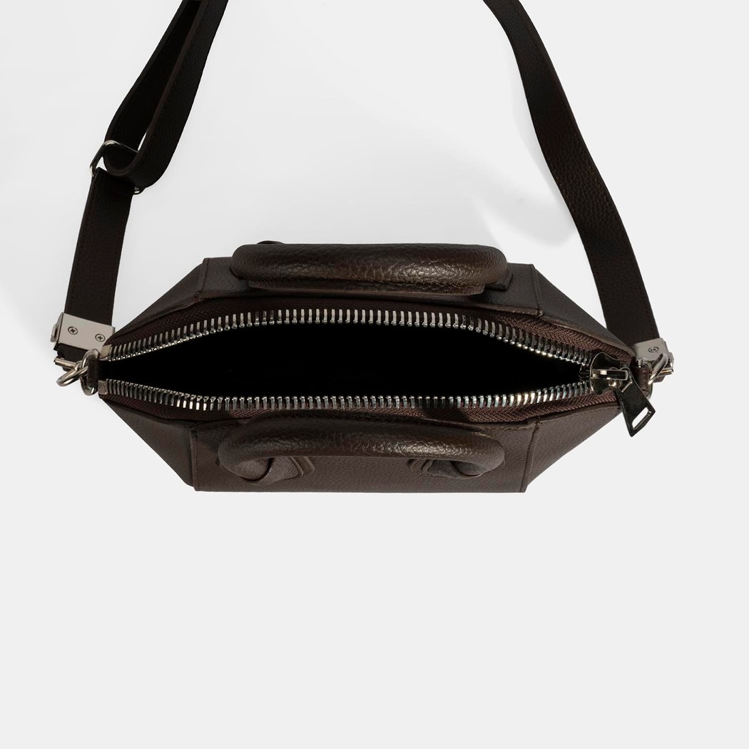 Kadın Koyu Kahve Omuz Askılı Mini El Çantası