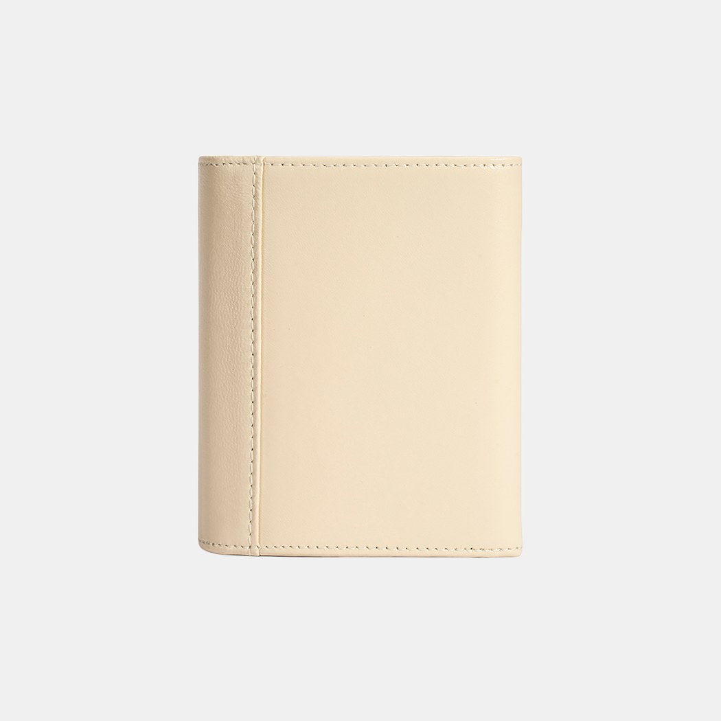 Kadın Krem Deri Cüzdan