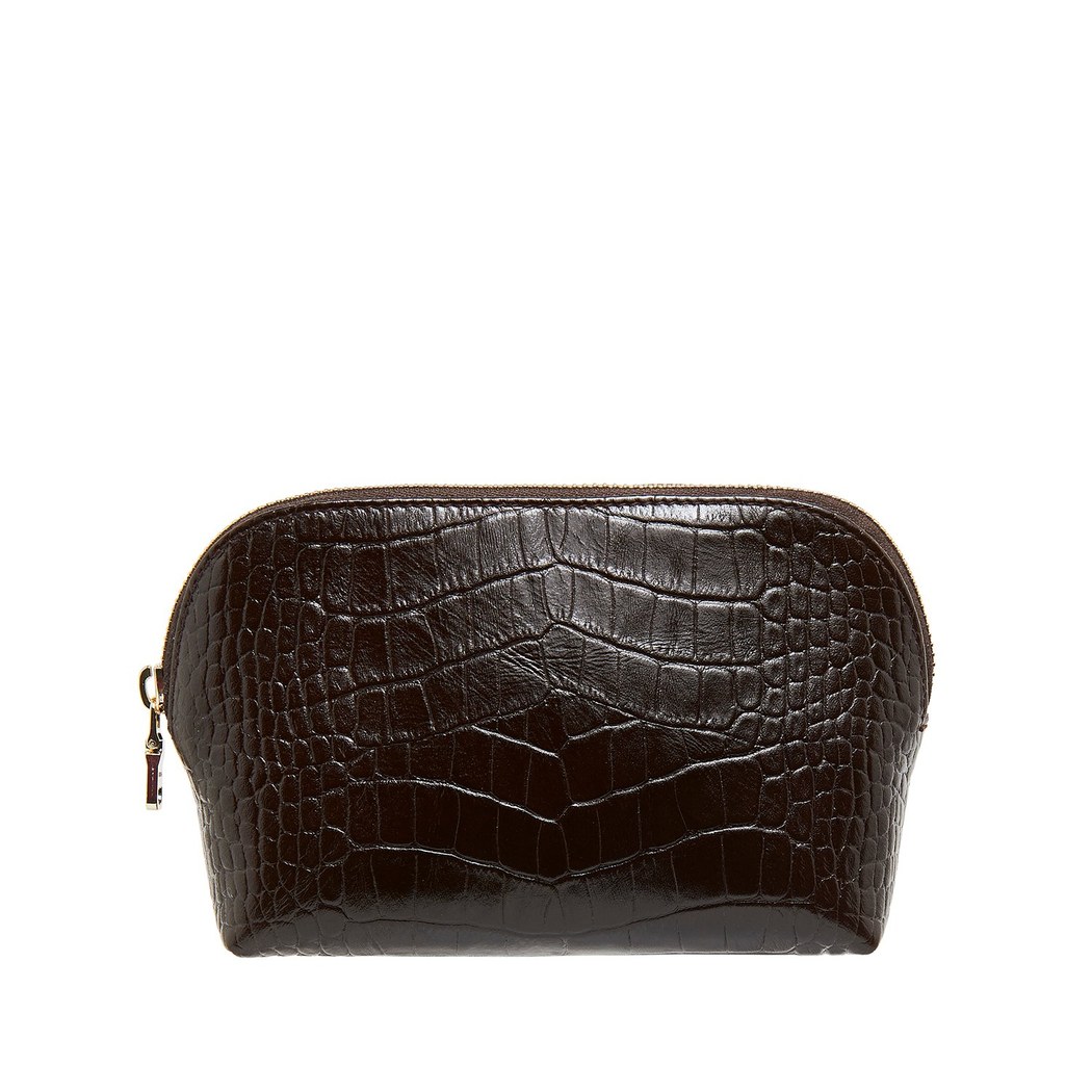 Kadın Kroko Baskılı Deri Cüzdan