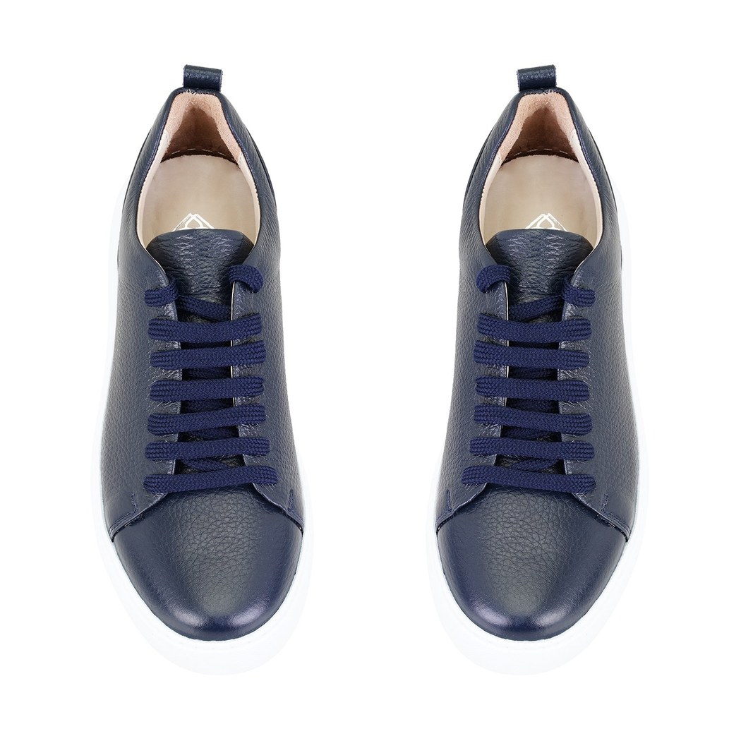 Kadın Lacivert Deri Spor Ayakkabı