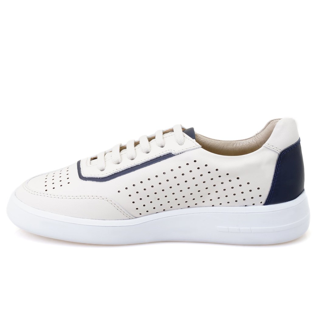 Kadın Lacivert Deri Spor Ayakkabı