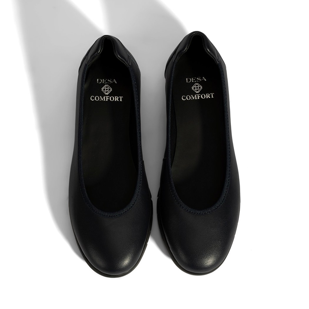 Kadın Lacivert DesaComfort Deri Günlük Ayakkabı