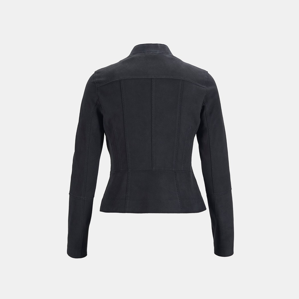 Kadın Lacivert Süet Ceket