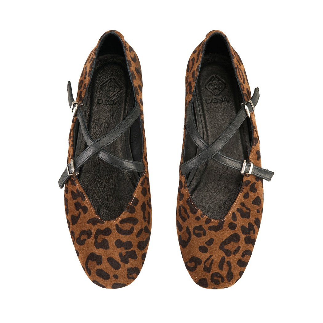 Kadın Leopar Mary Jane Babet