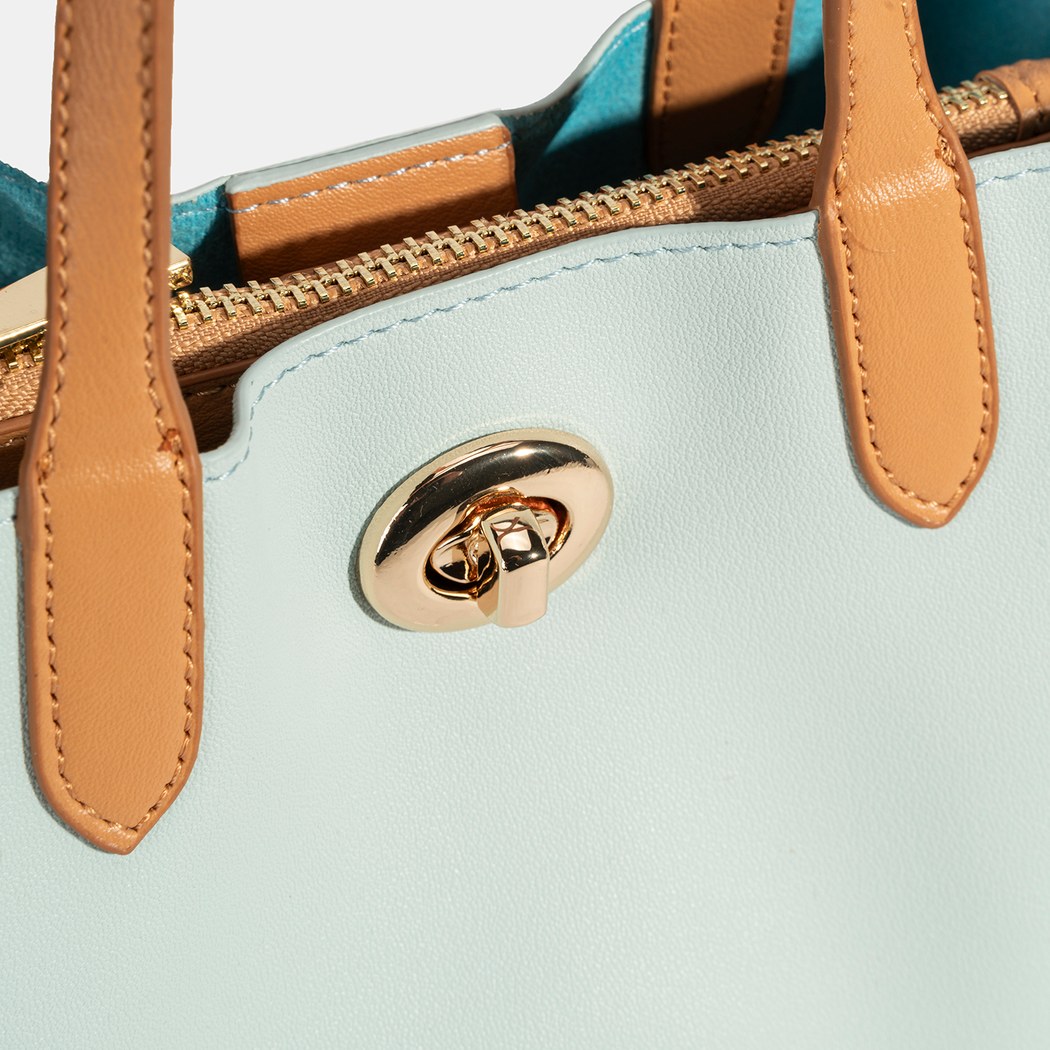 Kadın Mavi Omuz Askılı Mini El Çantası