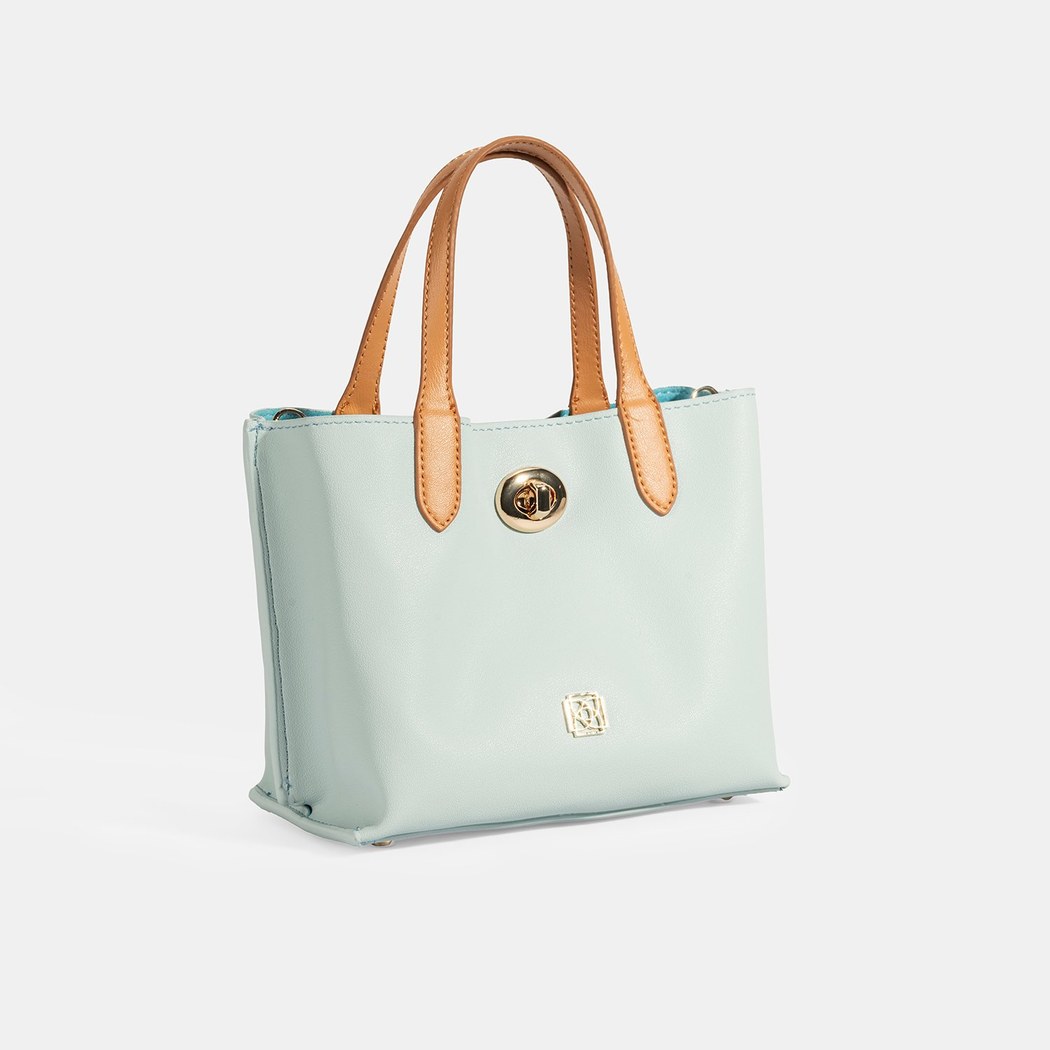 Kadın Mavi Omuz Askılı Mini El Çantası