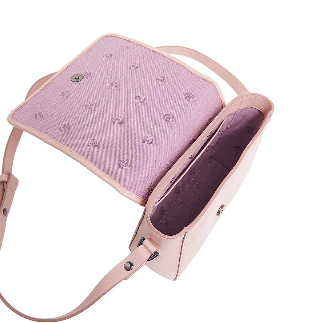 Kadın Örgülü Deri Postacı Çantası