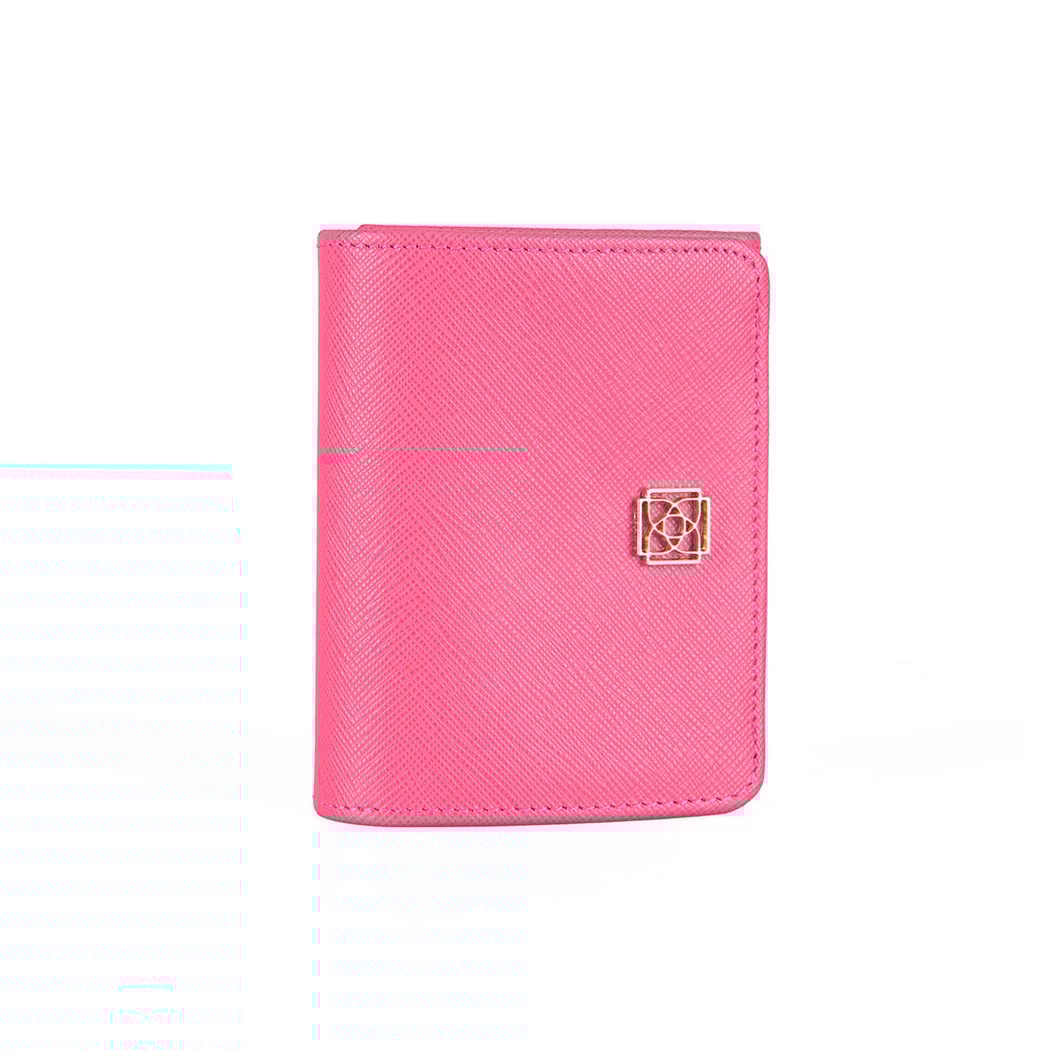 Kadın Pembe Deri Cüzdan