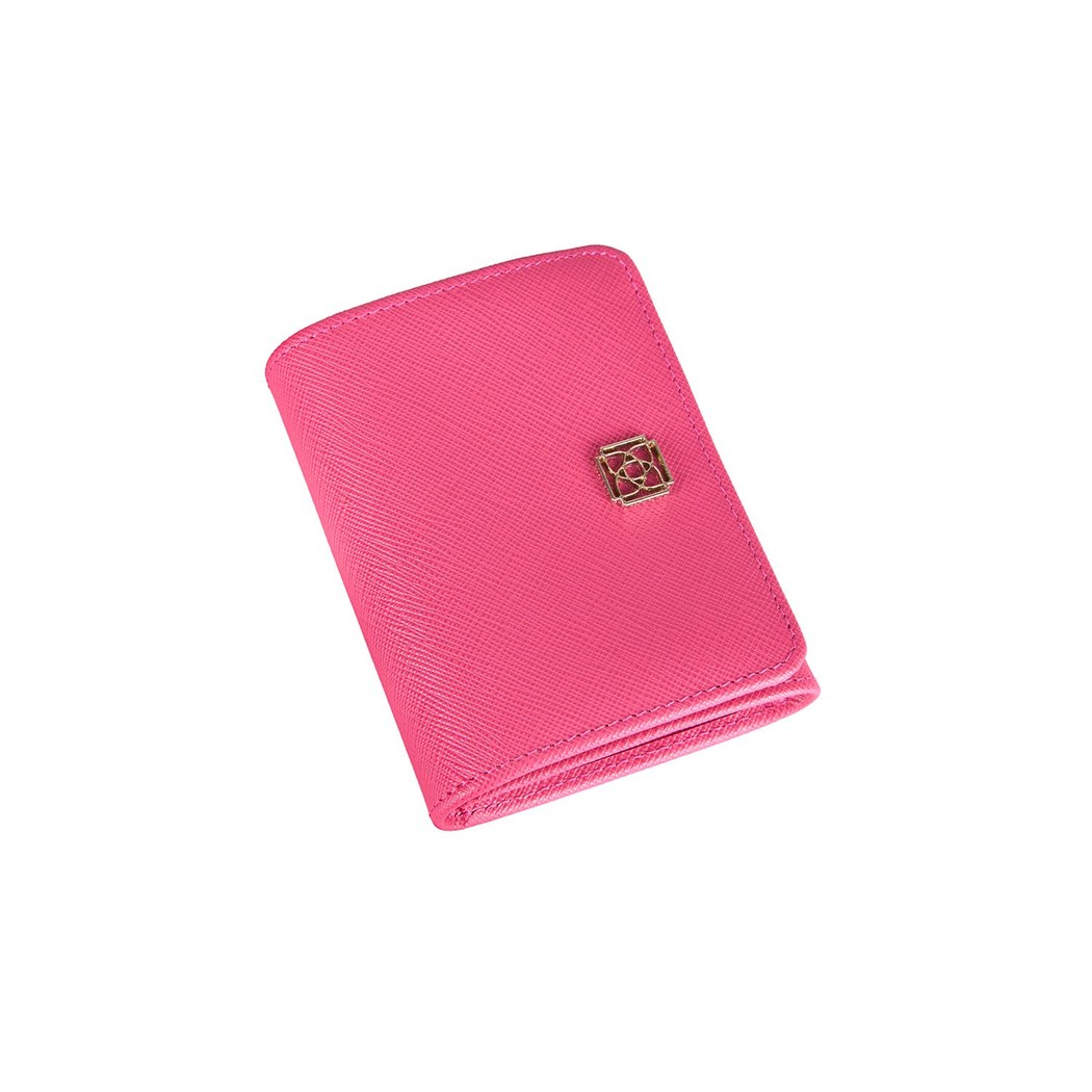 Kadın Pembe Deri Cüzdan