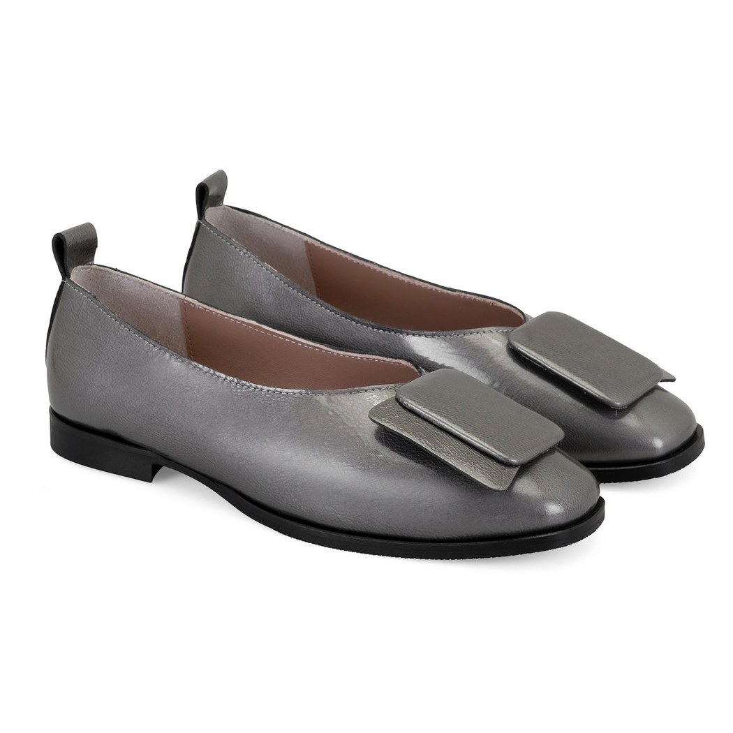 Kadın Platin Deri Babet