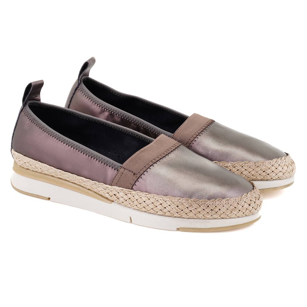 Kadın Platin DesaComfort Deri Günlük Ayakkabı