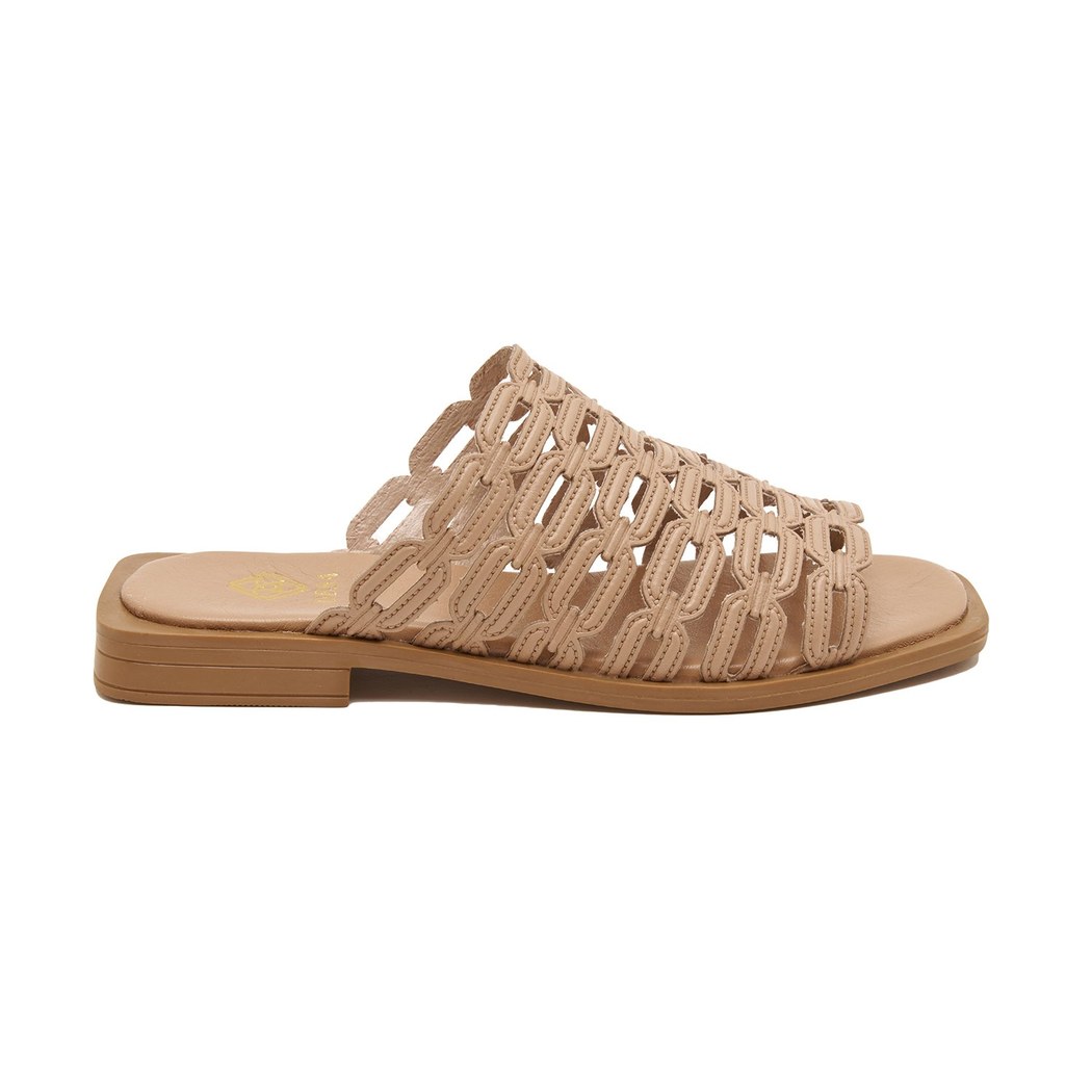 Kadın Pudra Deri Terlik