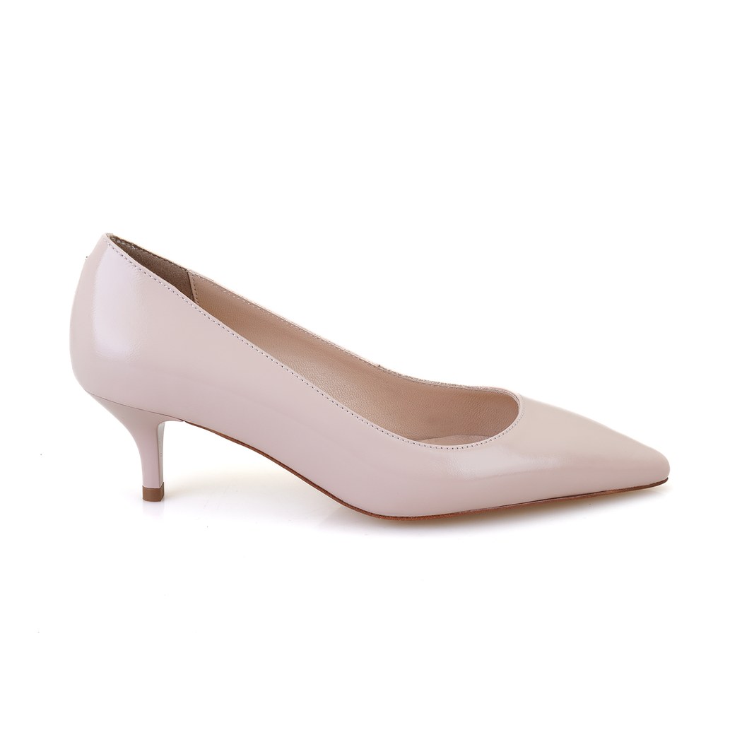 Kadın Pudra Klasik Topuklu Ayakkabı