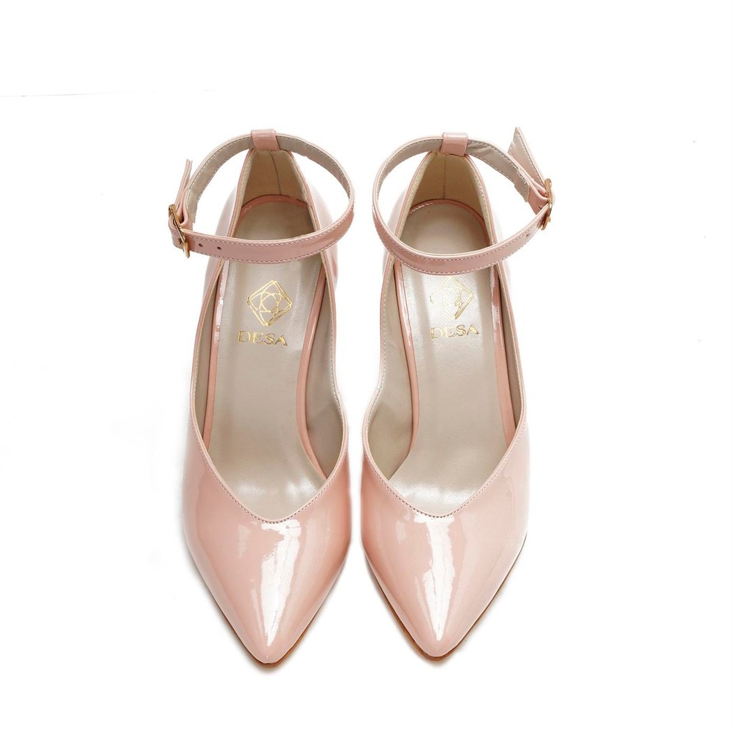 Kadın Pudra Topuklu Ayakkabı