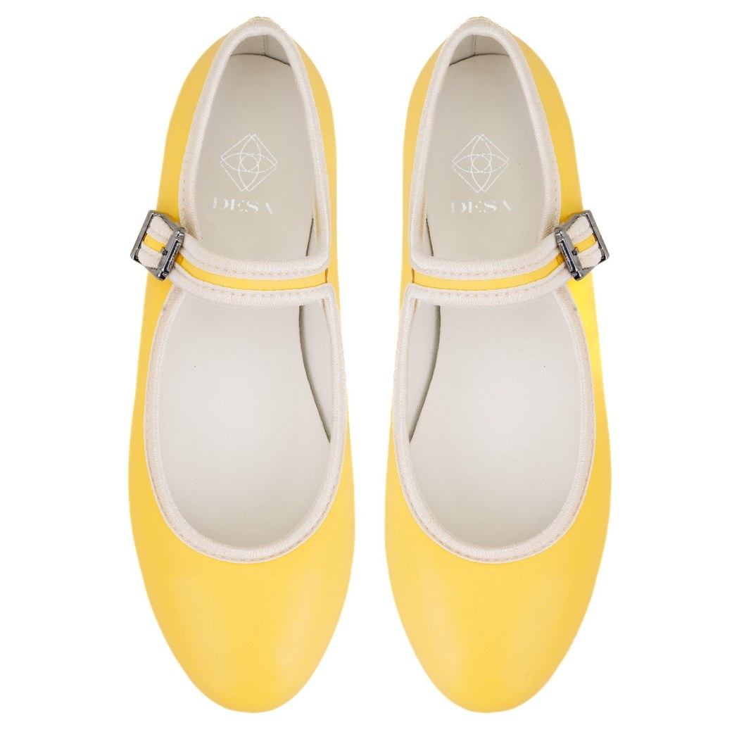 Kadın Sarı Deri Babet