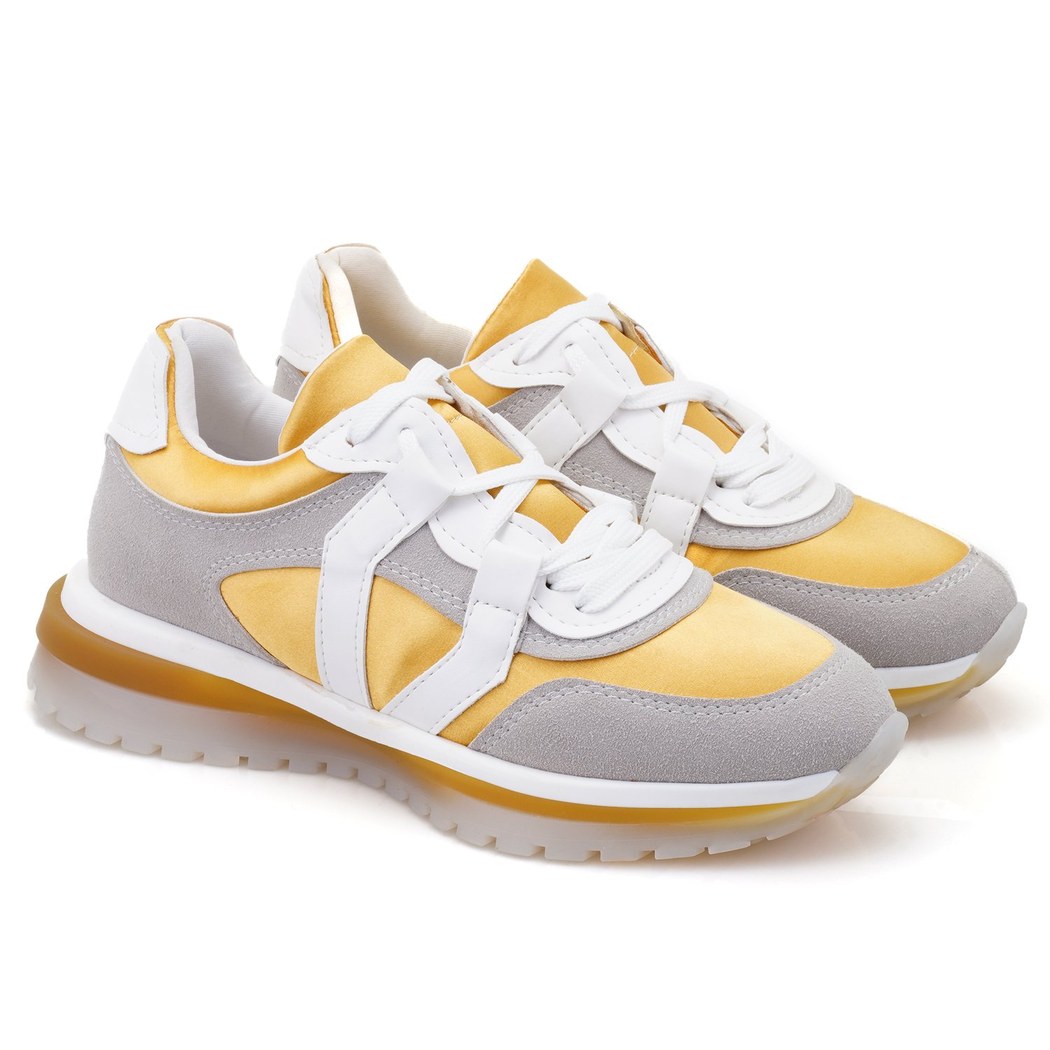 Kadın Sarı Spor Ayakkabı
