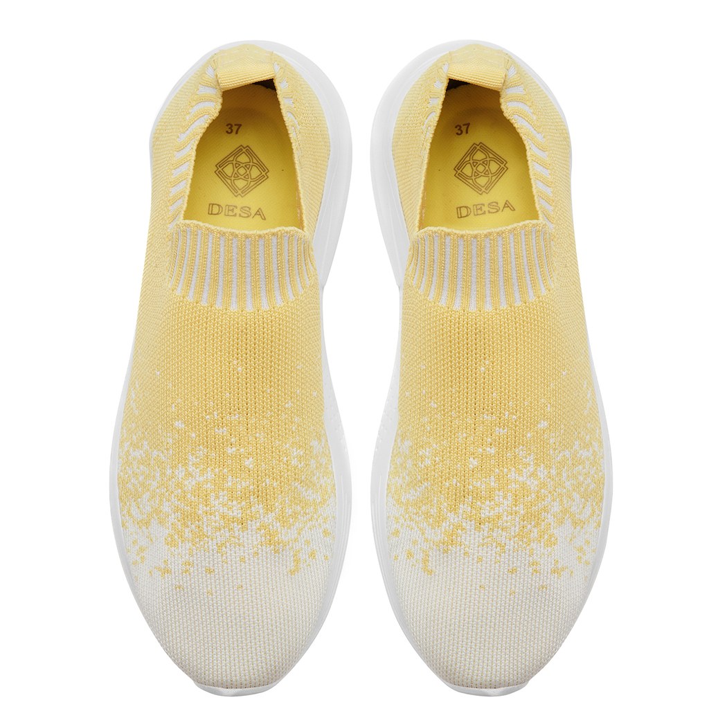 Kadın Sarı Triko Spor Ayakkabı