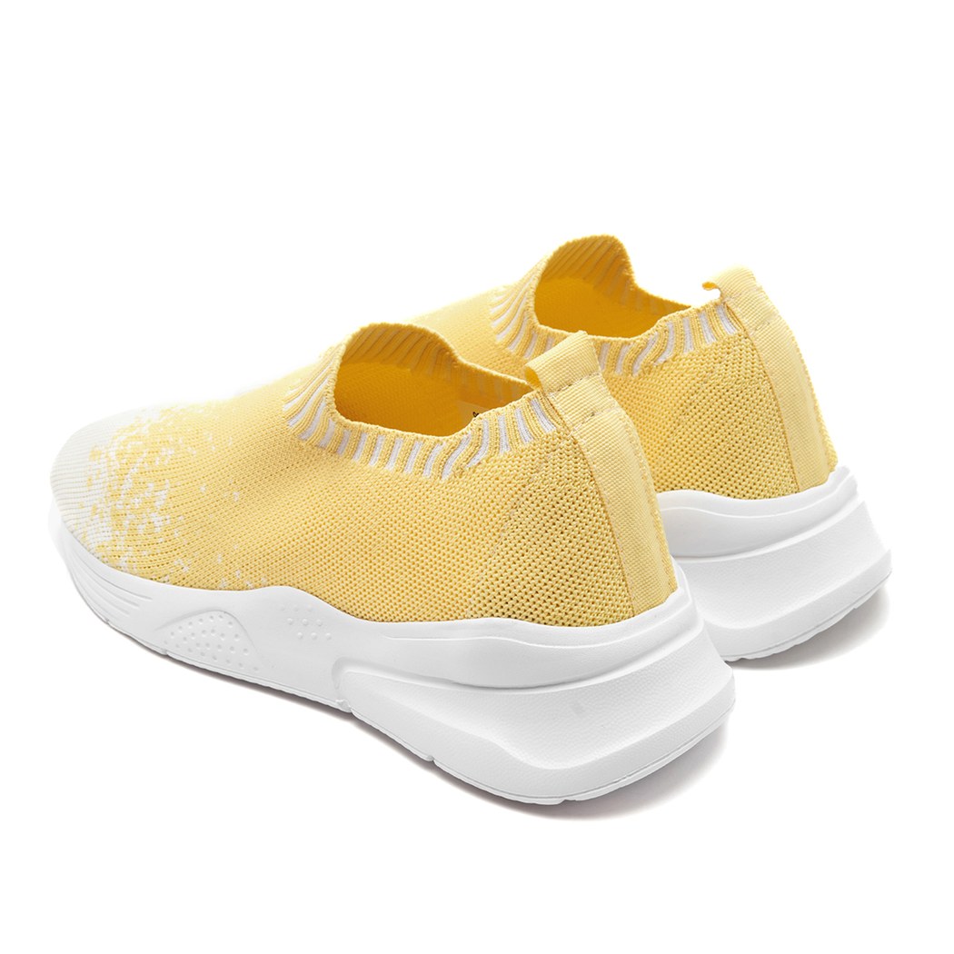 Kadın Sarı Triko Spor Ayakkabı
