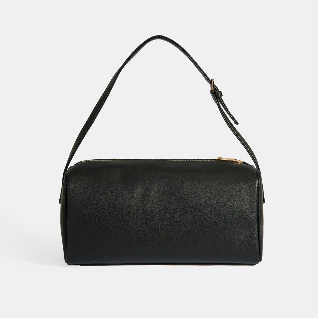 Kadın Siyah Ayarlanabilir Askılı Omuz Çantası