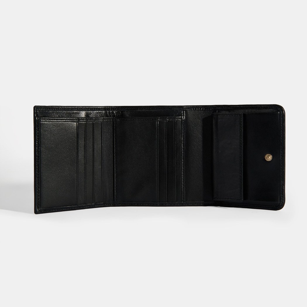 Kadın Siyah Deri Cüzdan