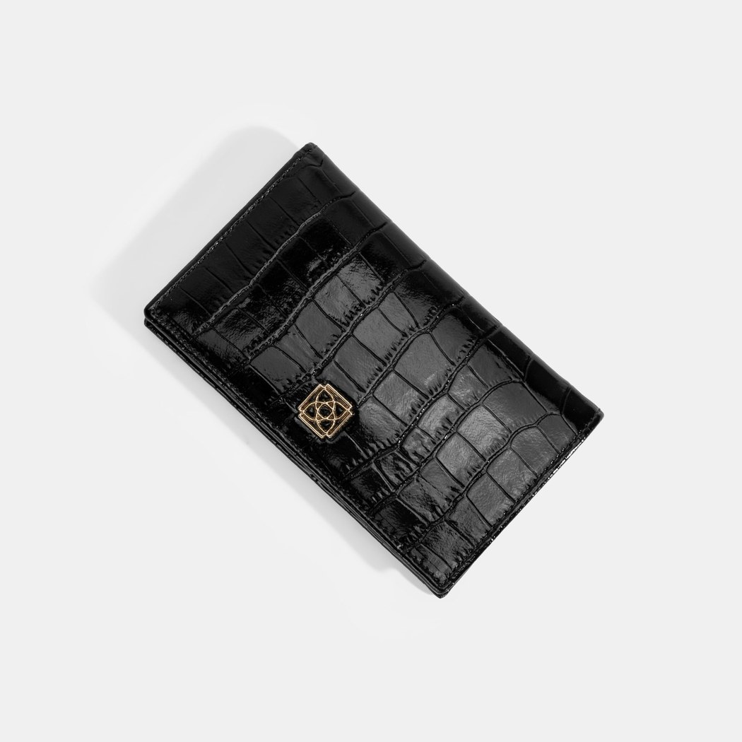 Kadın Siyah Deri Cüzdan