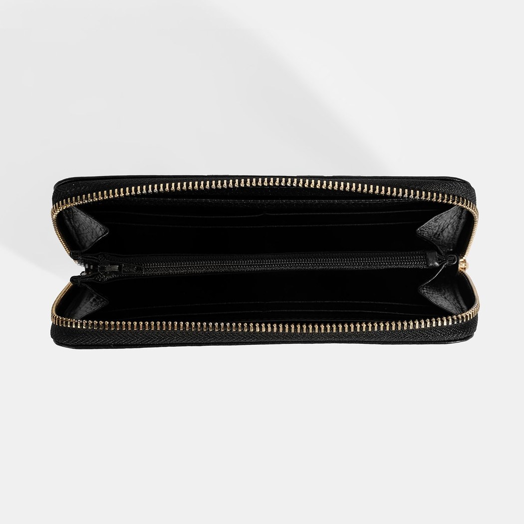 Kadın Siyah Deri Cüzdan