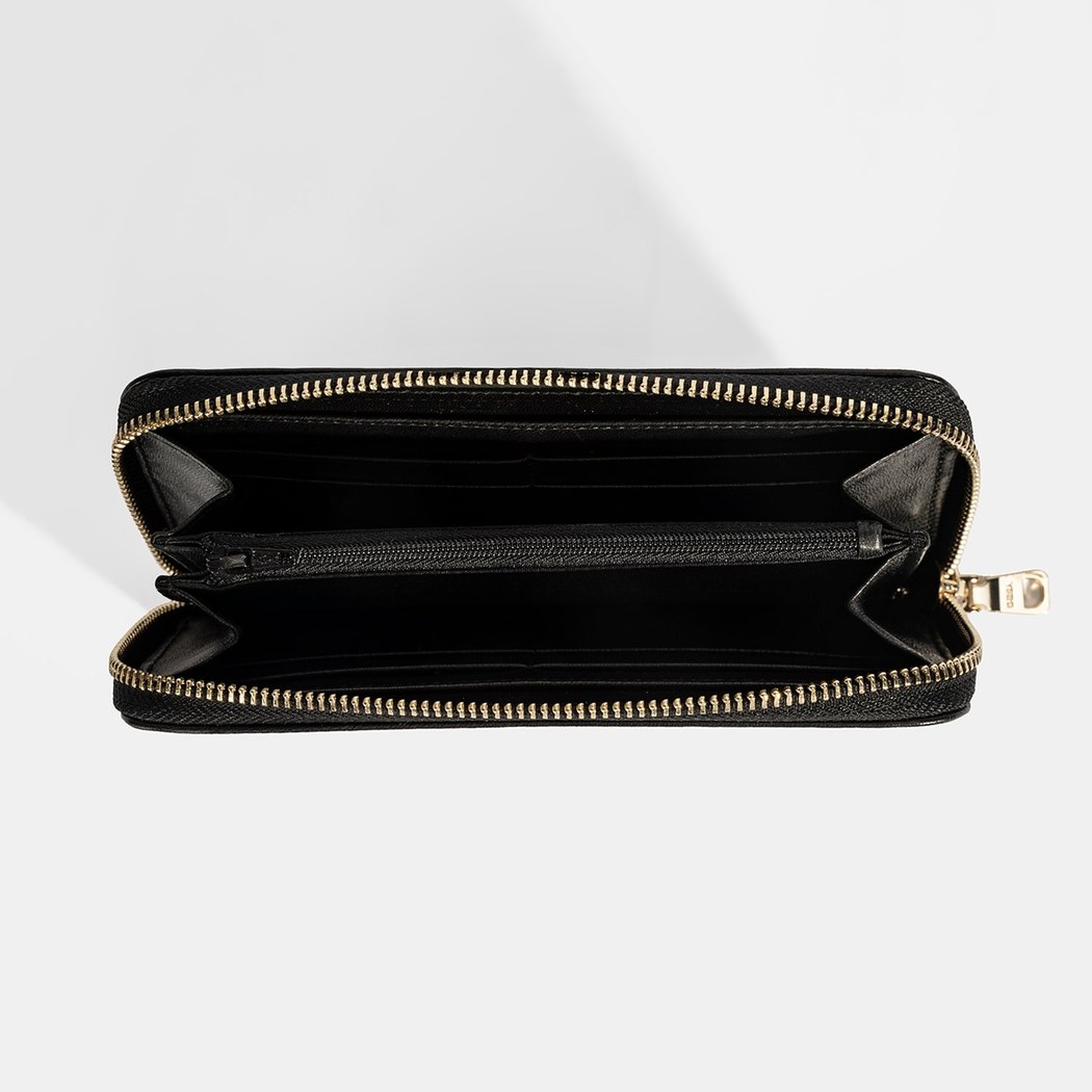 Kadın Siyah Deri Cüzdan