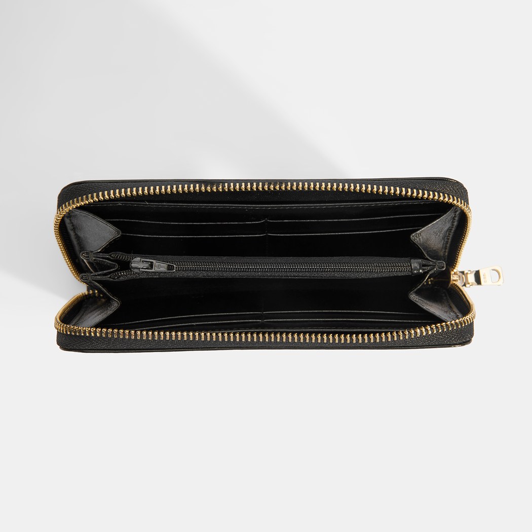 Kadın Siyah Deri Cüzdan