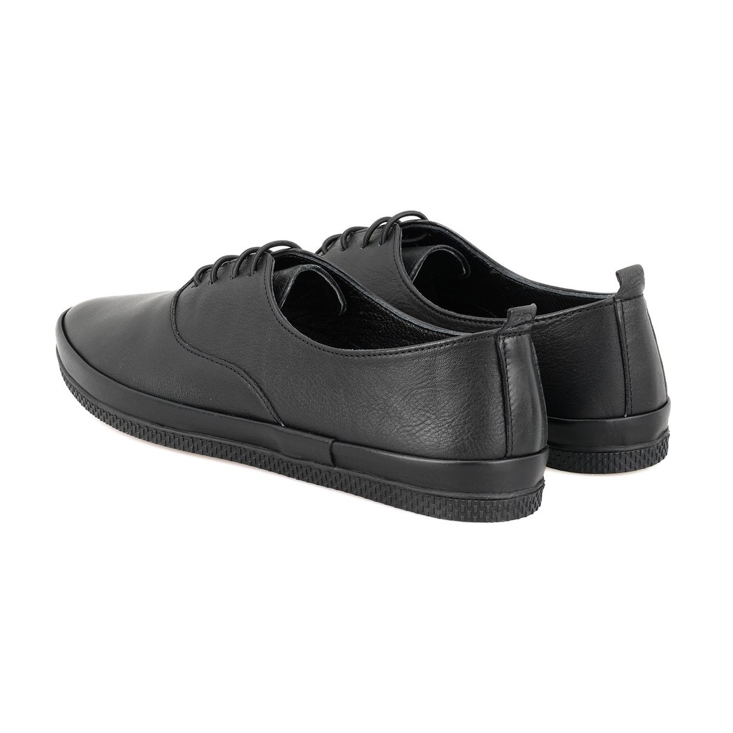 Kadın Siyah Deri DesaComfort Günlük Ayakkabı