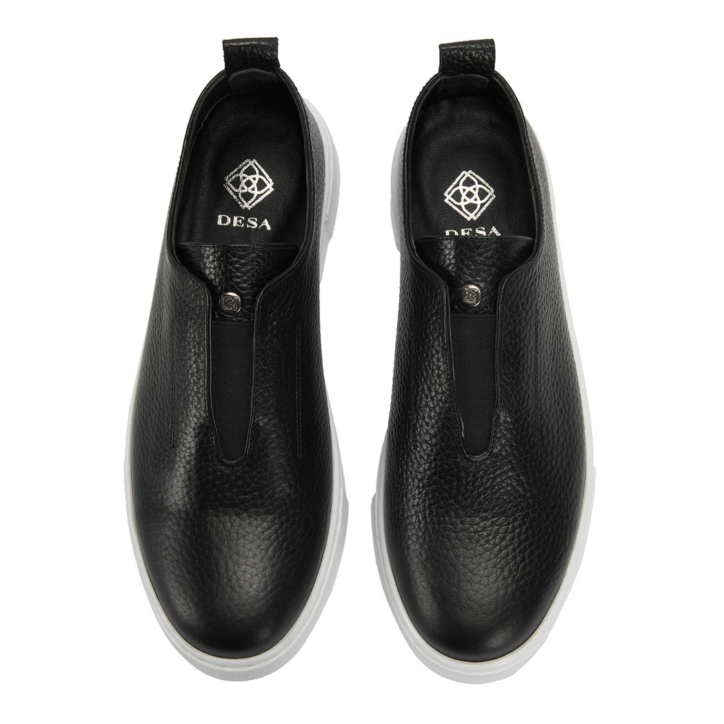 Kadın Siyah Deri Günlük Ayakkabı