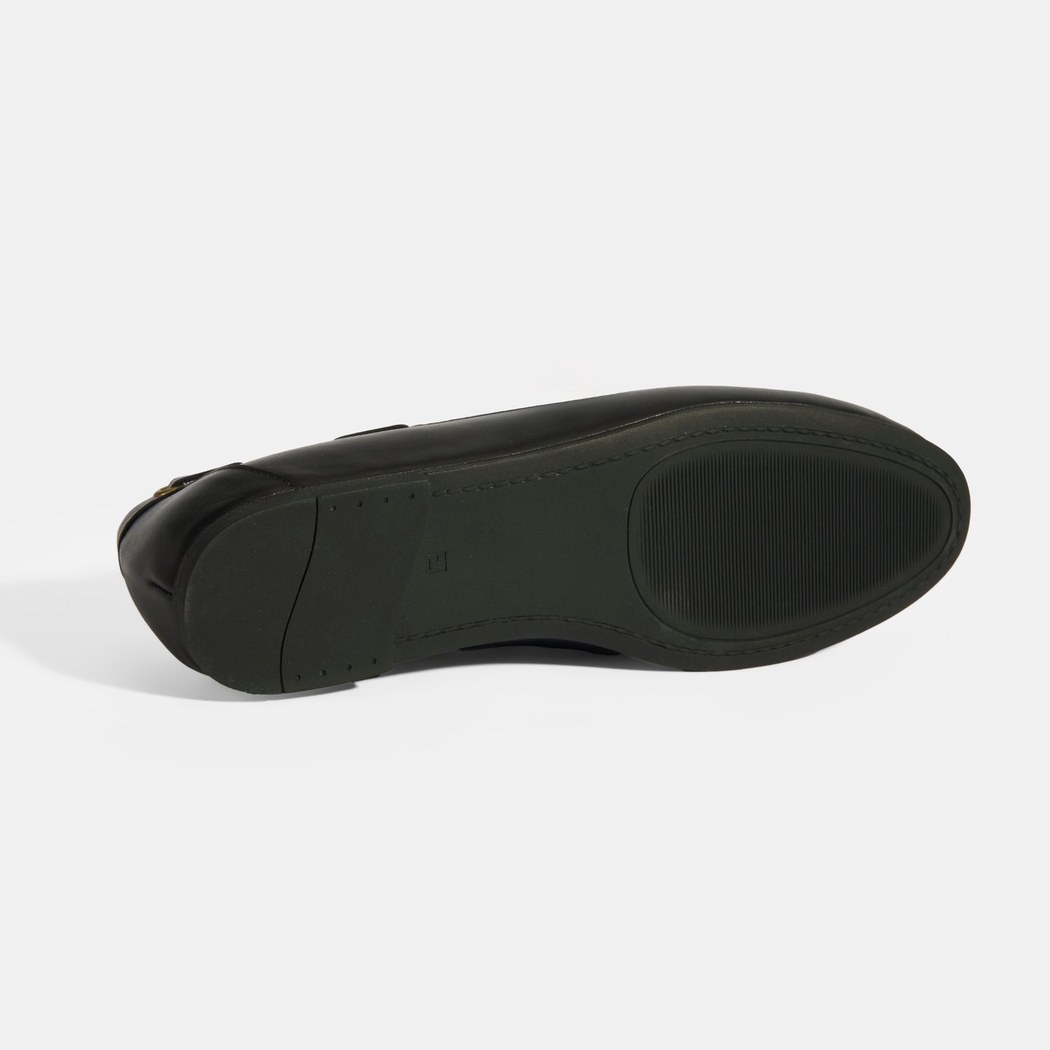 Kadın Siyah Deri Günlük Ayakkabı