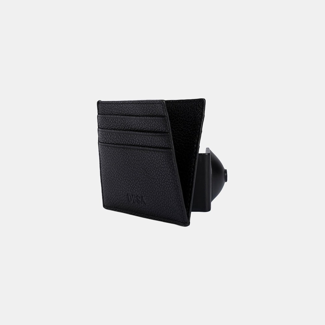 Kadın Siyah Deri Kartlık